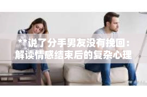 **说了分手男友没有挽回：解读情感结束后的复杂心理与现实**