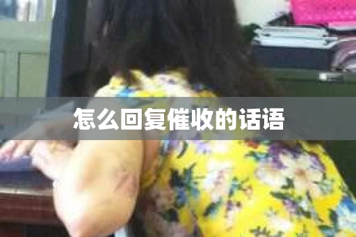怎么回复催收的话语