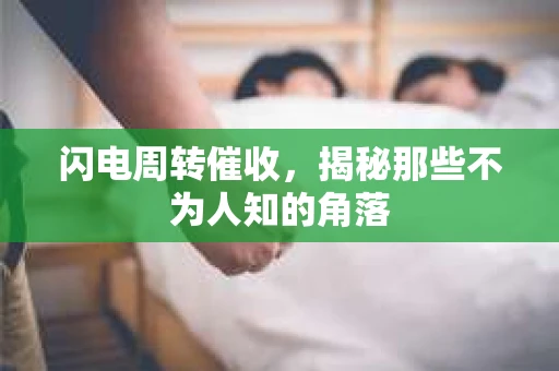 闪电周转催收，揭秘那些不为人知的角落