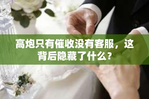 高炮只有催收没有客服，这背后隐藏了什么？