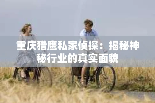 重庆猎鹰私家侦探：揭秘神秘行业的真实面貌
