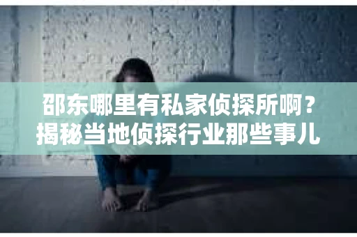 邵东哪里有私家侦探所啊？揭秘当地侦探行业那些事儿