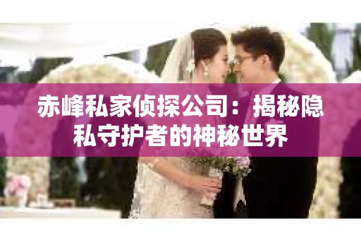 赤峰私家侦探公司：揭秘隐私守护者的神秘世界