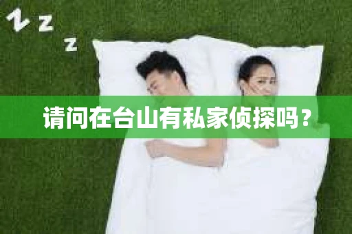 请问在台山有私家侦探吗？