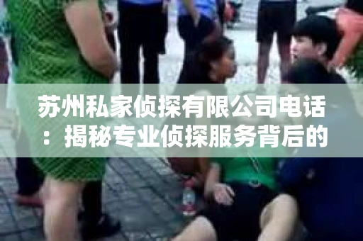 苏州私家侦探有限公司电话：揭秘专业侦探服务背后的故事