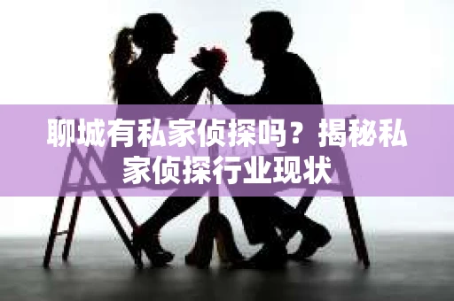 聊城有私家侦探吗？揭秘私家侦探行业现状