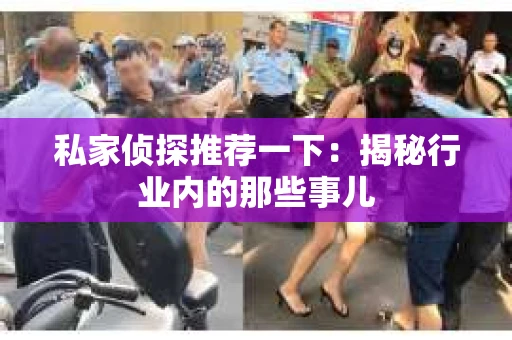私家侦探推荐一下：揭秘行业内的那些事儿