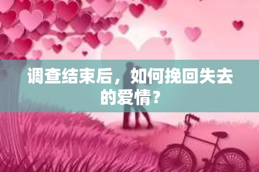 调查结束后,如何挽回失去的爱情? 调查结束后,如何挽回失去的爱情?