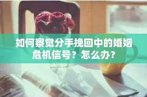 如何察觉分手挽回中的婚姻危机信号？怎么办？