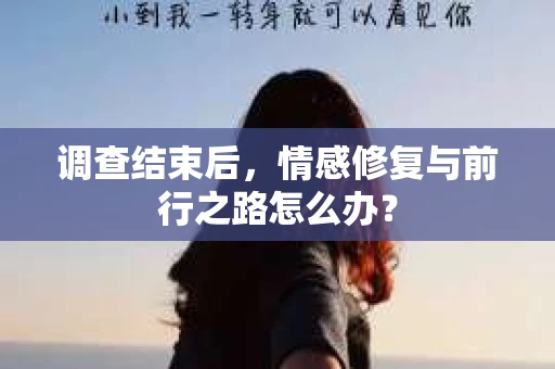 调查结束后，情感修复与前行之路怎么办？