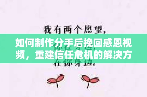 如何制作分手后挽回感恩视频，重建信任危机的解决方案
