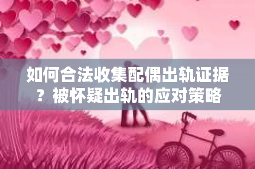 如何合法收集配偶出轨证据？被怀疑出轨的应对策略