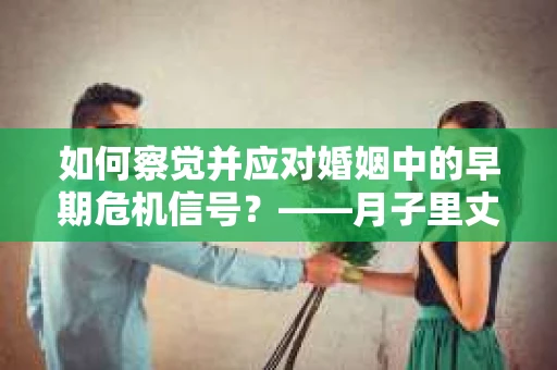 如何察觉并应对婚姻中的早期危机信号？——月子里丈夫出轨后的挽回策略