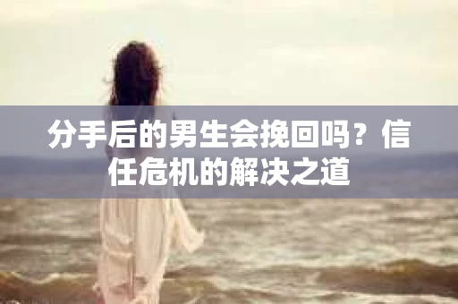 分手后的男生会挽回吗？信任危机的解决之道